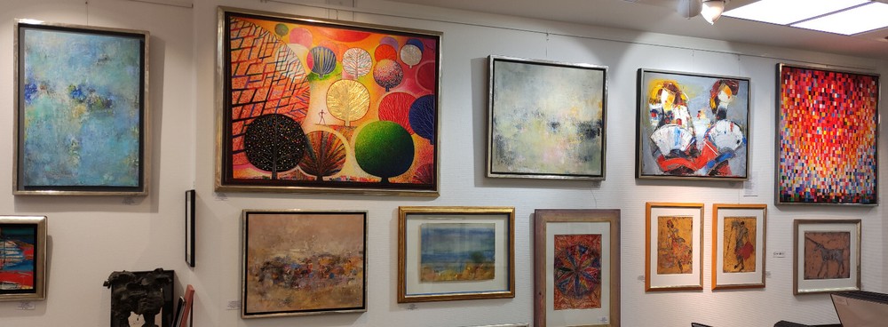 Albert Prince etching with color revised thus unique character