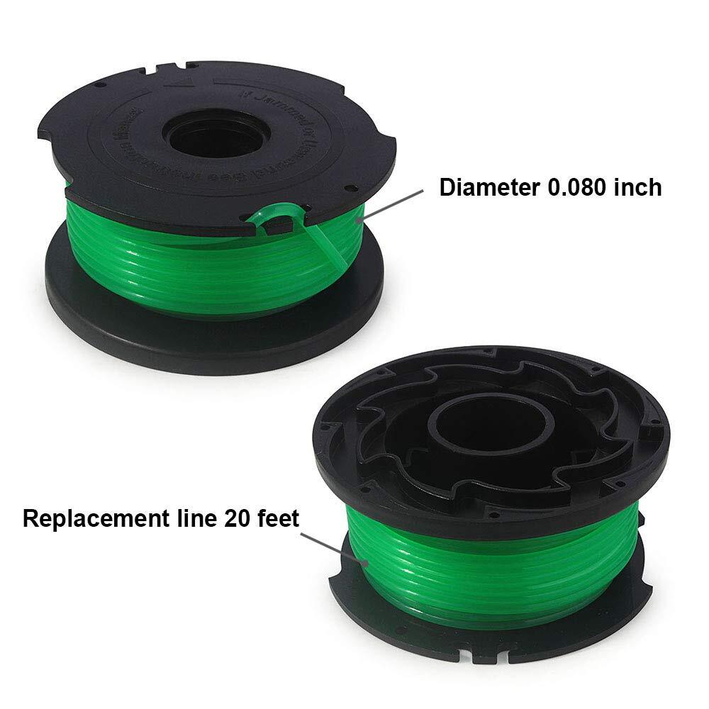 SF-080 String Trimmer Spool Line Cap Replacement For Black&Decker GH3000 Trimmer