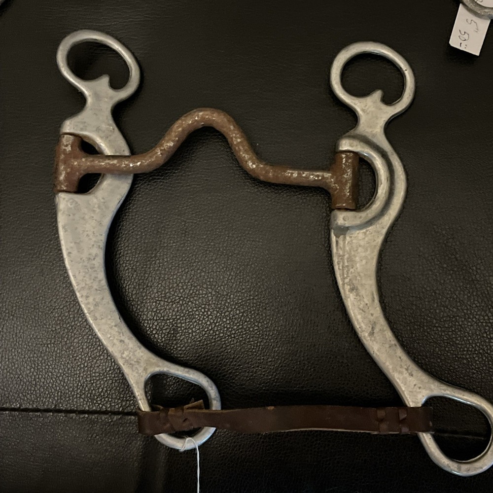 Fracious Gauthier engraved Curb Bit 5” Pre Owned