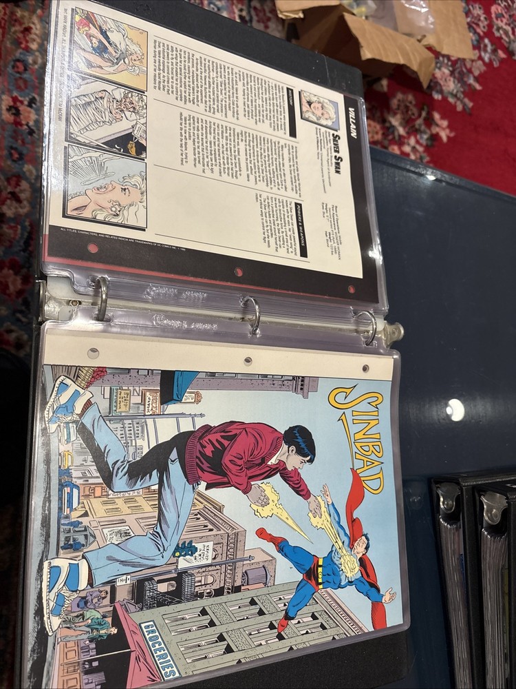 Comic Book Bio Binder