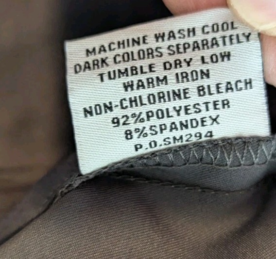 Smitty Officials Apparel Umpire Pants Gray Mens Size 32x37.5 Expanding Waist