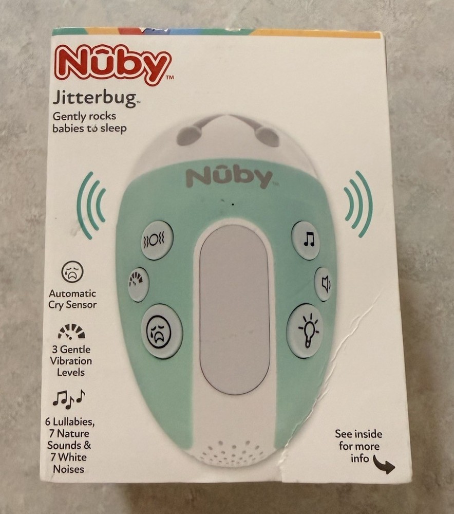Nuby Jitterbug Stroller Rocker & Sound Machine For Babies