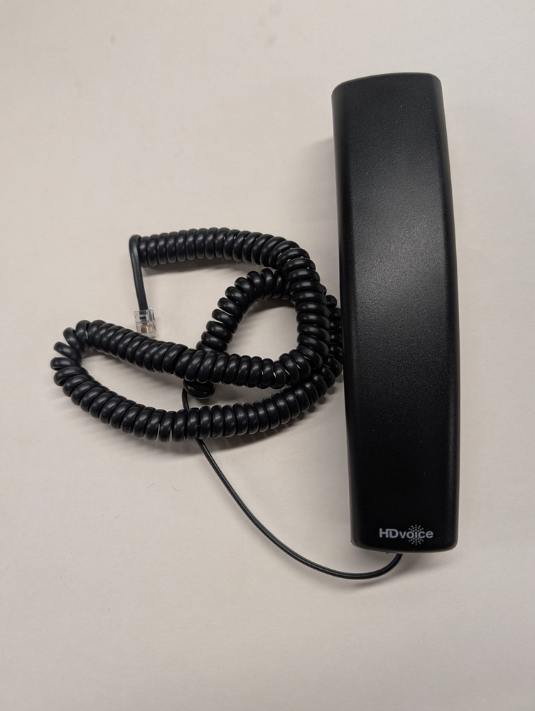 POLYCOM Telephone Handset HD Voice Excellent Condition Black