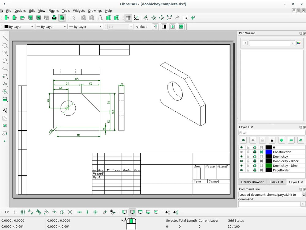 Libre Cad 2D CAD Software for Windows & MacOS