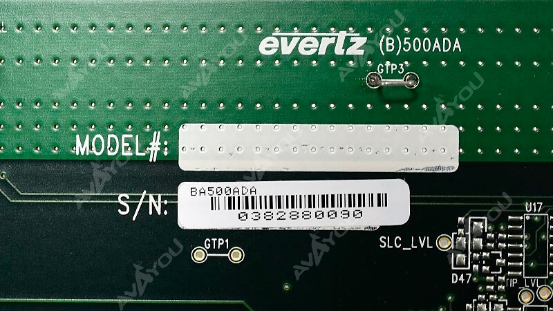 Evertz 500ADA 1x9 Analog Video Distribution Amplifier for 500FR