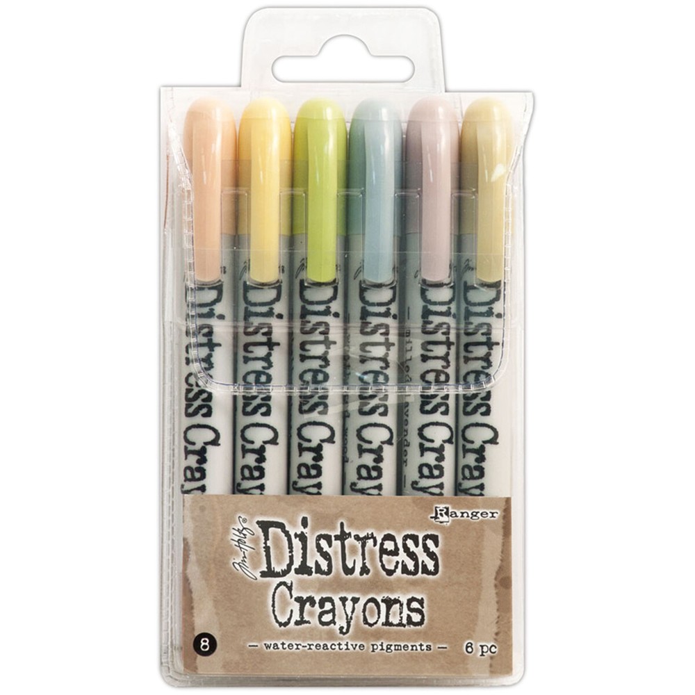 Tim Holtz Distress Crayon Set-Set #8 - 2 Pack