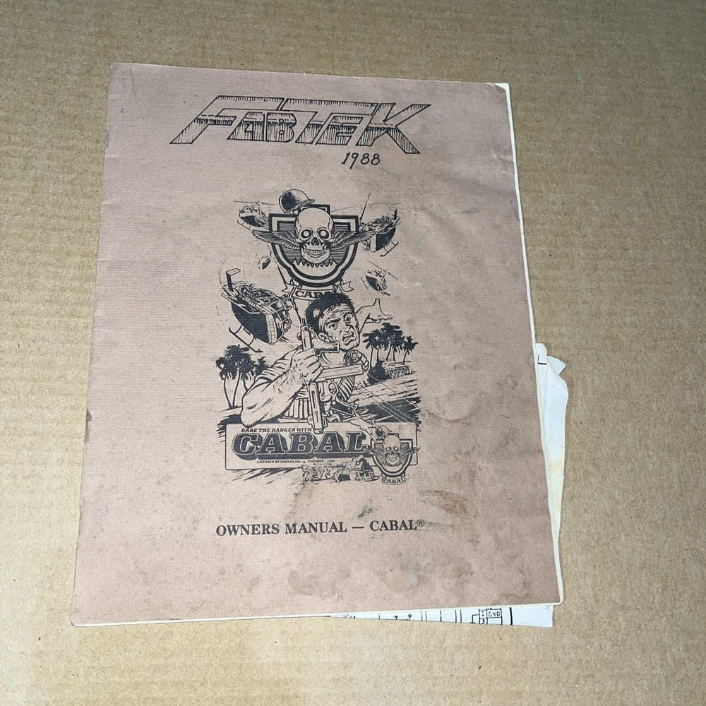Fabtek 1988 Owners Manual