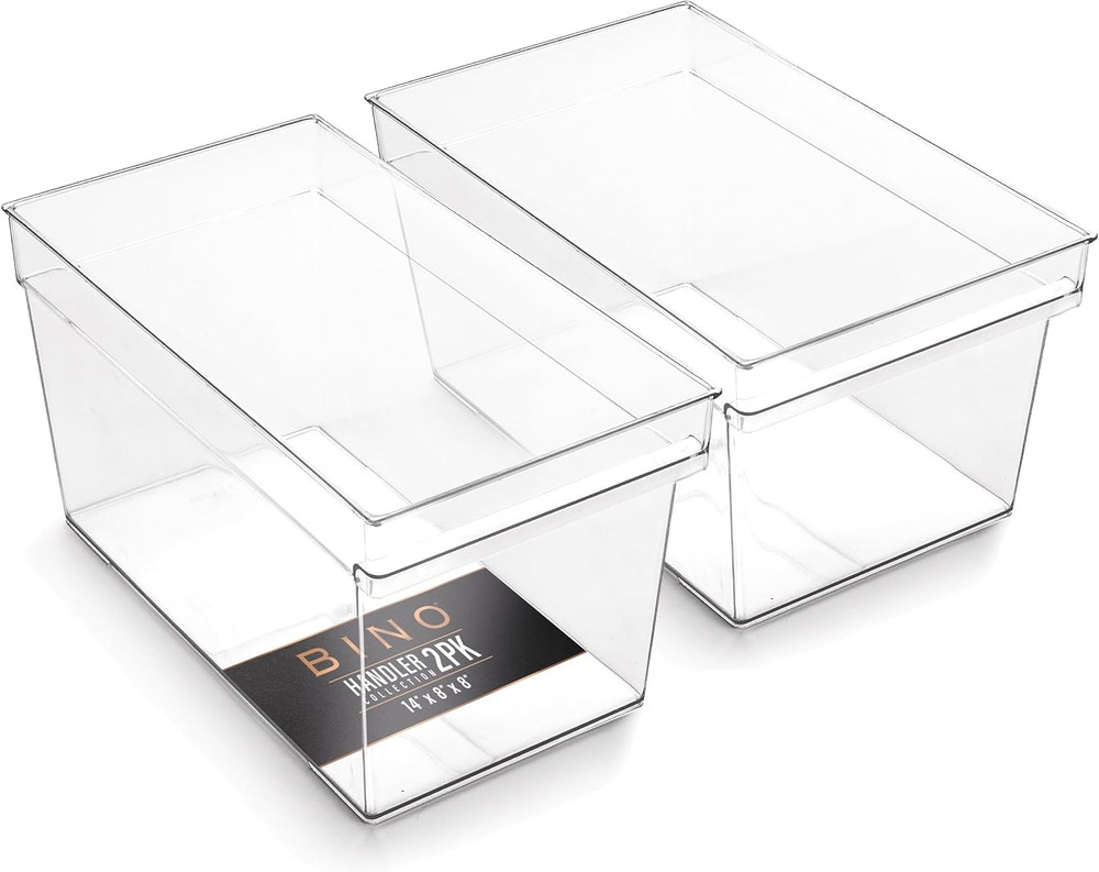 | Plastic Storage Bins, Large - Deep | the HANDLER COLLECTION | Multipurpose Org