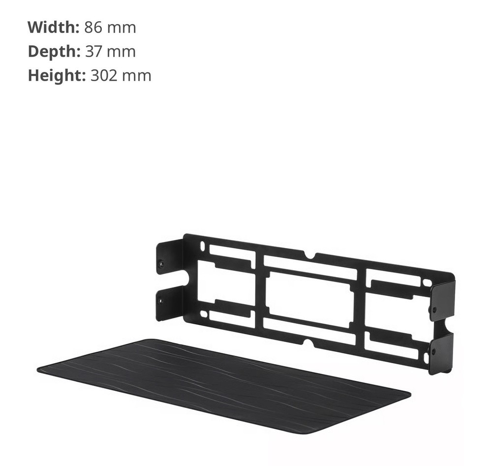 IKEA SYMFONISK Wall Bracket Black - 104.381.71 - NEW