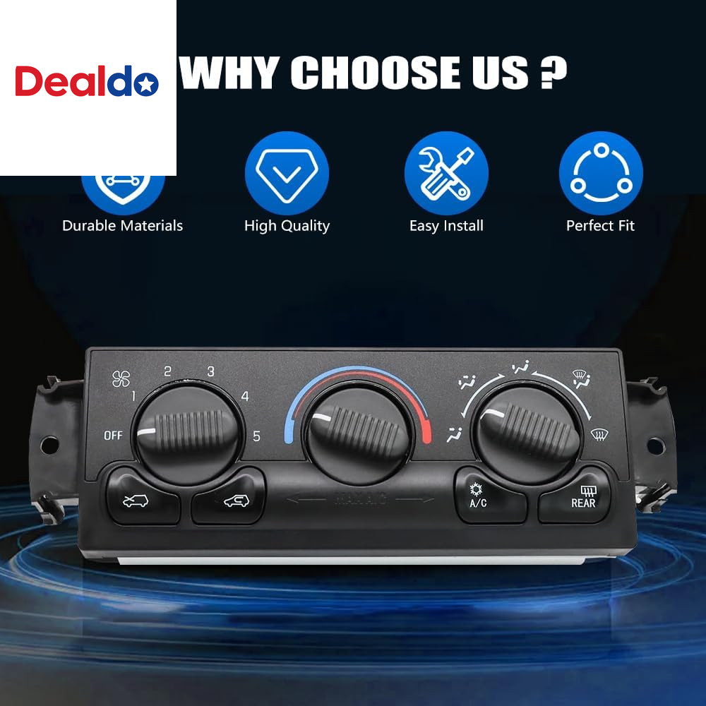 Air Conditioning Climate Control Module Panel FIT 1999-2002 Chevrolet Silverado,