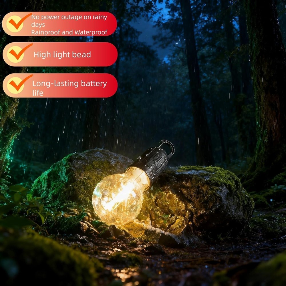 Rechargeable Camping Lantern with Warm Light Diffusion for Cozy Outdoor Lighting