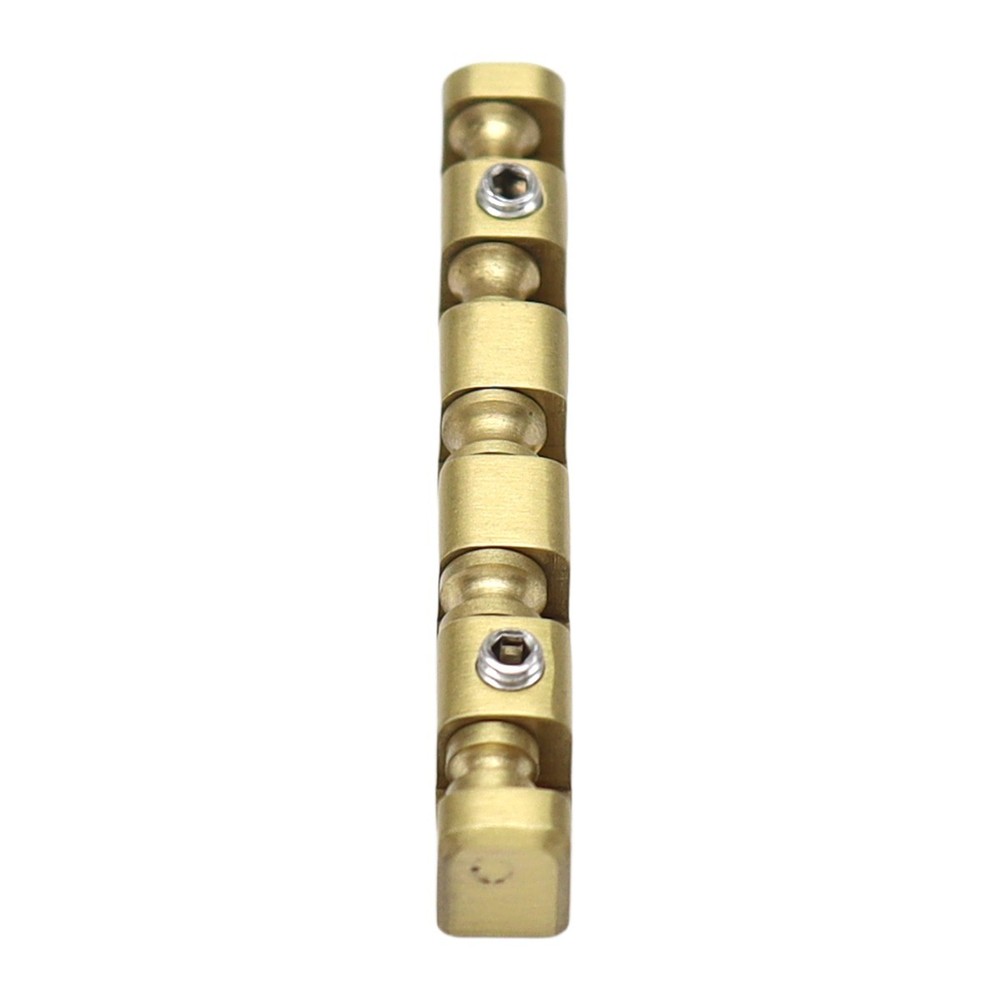 5 String 45mm Bass Nut Split Regulation Adjustable Height Brass Roller Nut