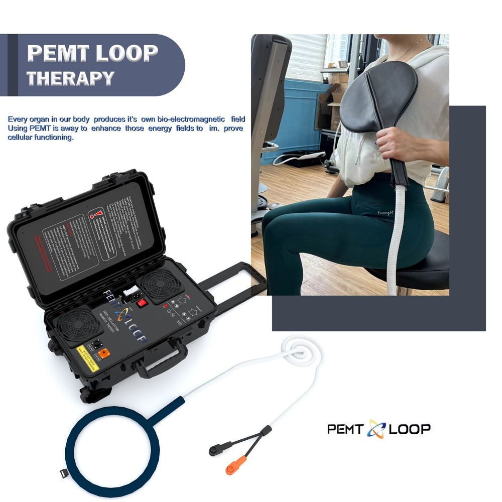 PEM Pmst Loop Physio Magneto Therapy Relax Massage Device with Large Double Loop