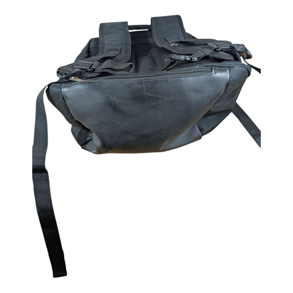 Triumph Motorcycle Backpack Black with Rain Cover