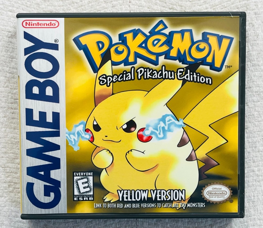 Pokemon Yellow Version CASE ONLY Game Boy Box Pokémon Nintendo DS Case Sized