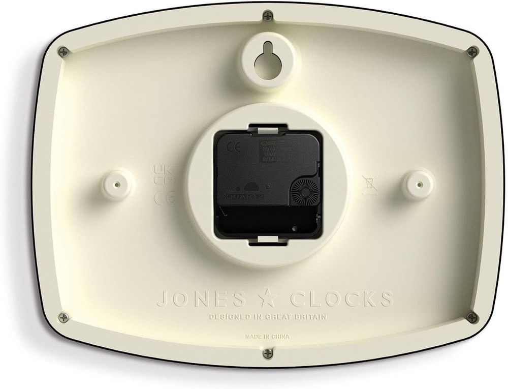 Movie Wall Clock | Rectangular Retro Clock | 10 inch | Orange | Cool