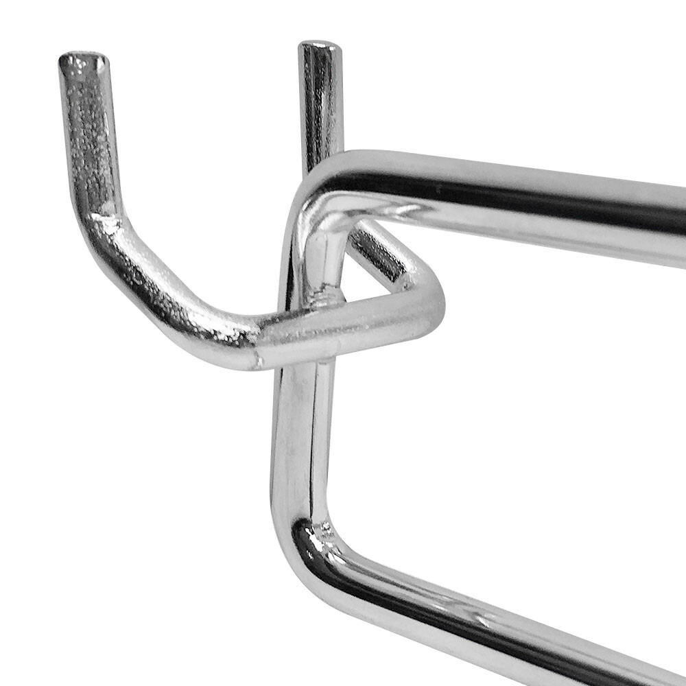 Pegboard Slatwall Hook Retail Store Shop Flip End Scanner Hooks 100Pc