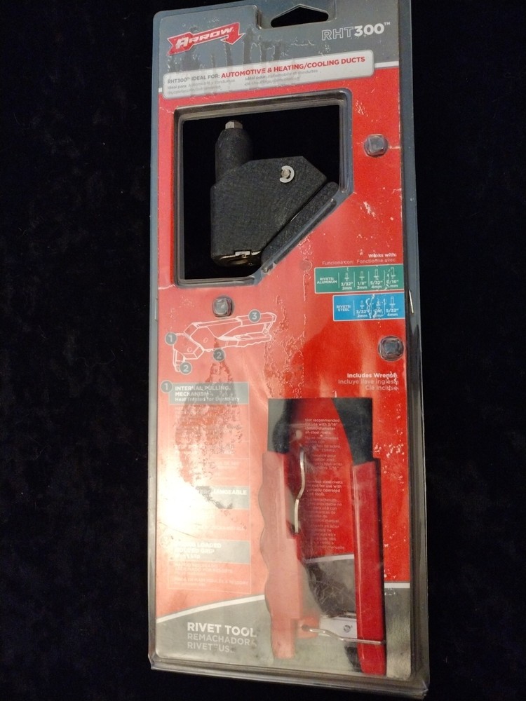 Arrow Fastener RHT300 Professional Swivel Head Rivet Tool