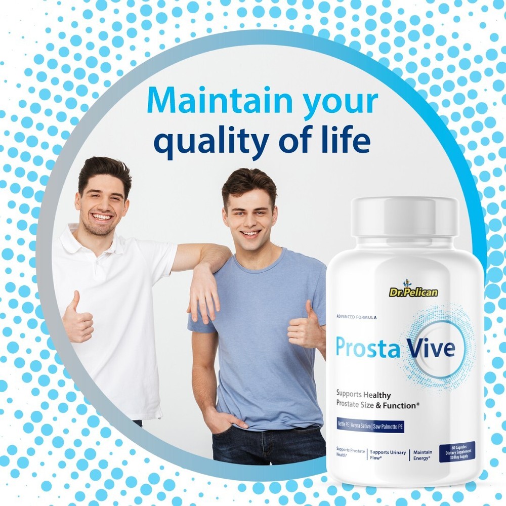 Prosta Vive - Prostate Support- 12 Bottles- 720 Capsules