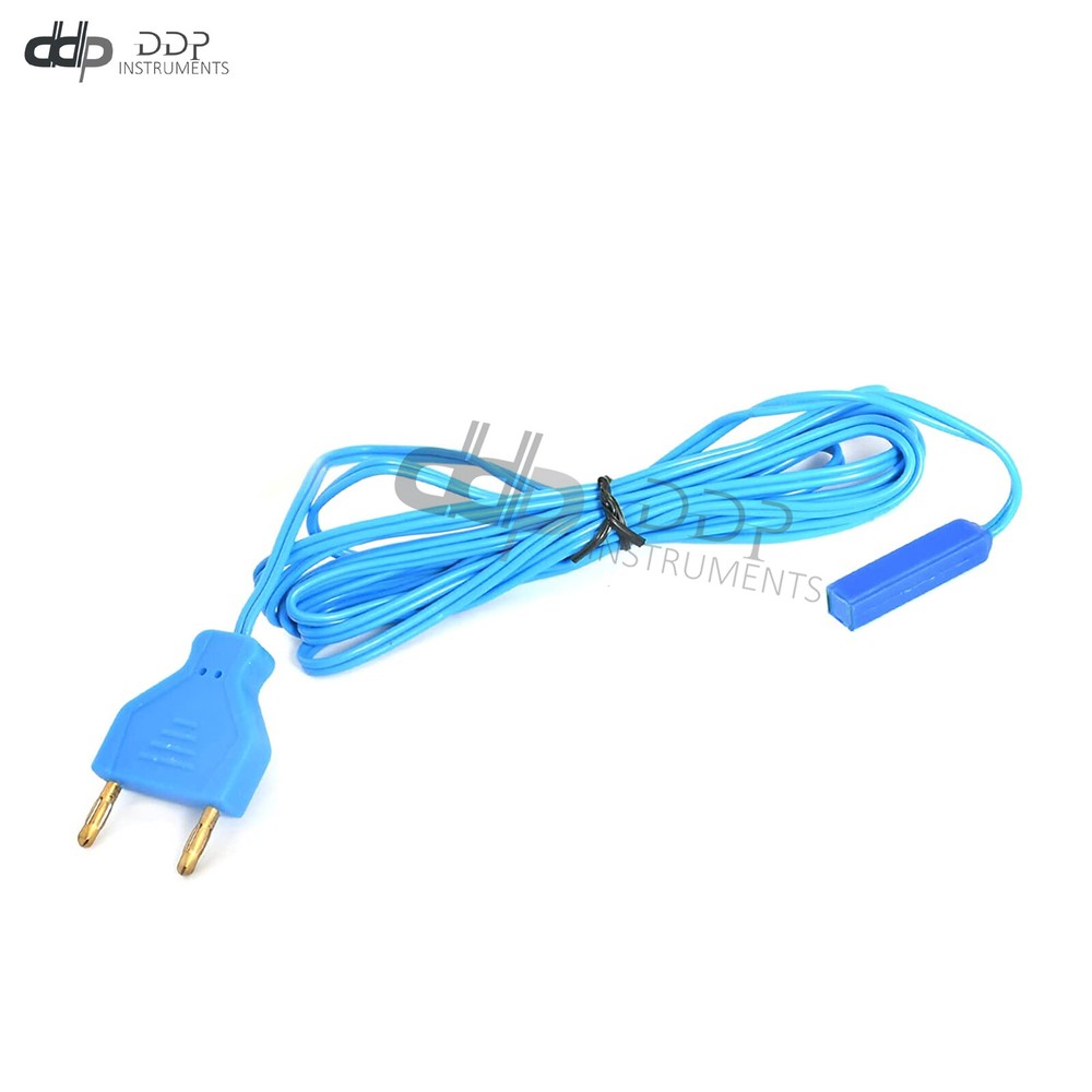 Bipolar Bayonet Forceps Silicon Cable Cord Reusable Instruments EL-073