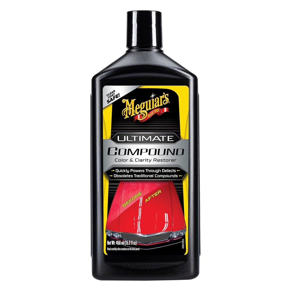 Meguiar’s Ultimate Compound 15.2 oz – Paint Scratch Remover & Clear Coat Restore