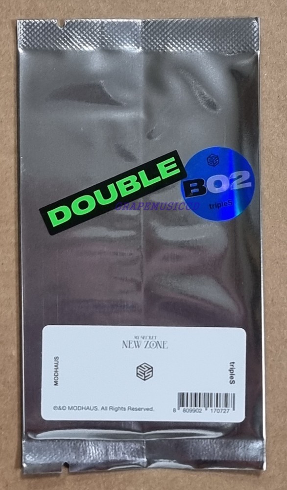 2026 tripleS OFFICIAL MD Binary02 Double Class Objekt My Secret New Zone Only