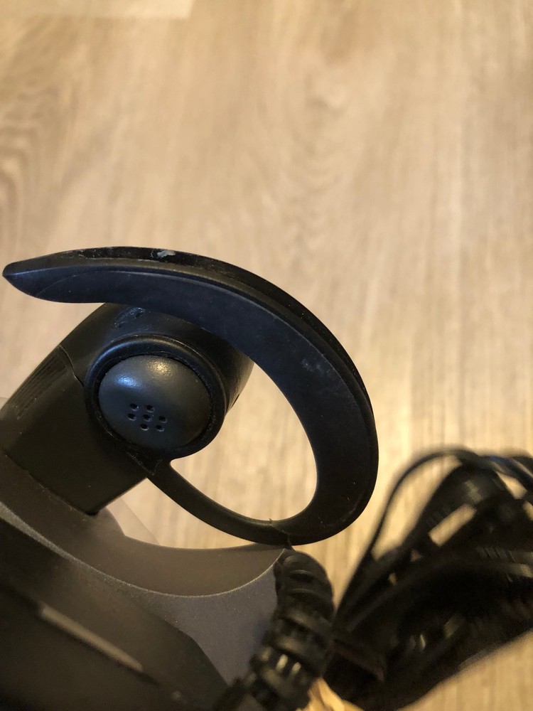 Plantronics CS50 Ear Hook Headset - Silver Base , headset and power cord