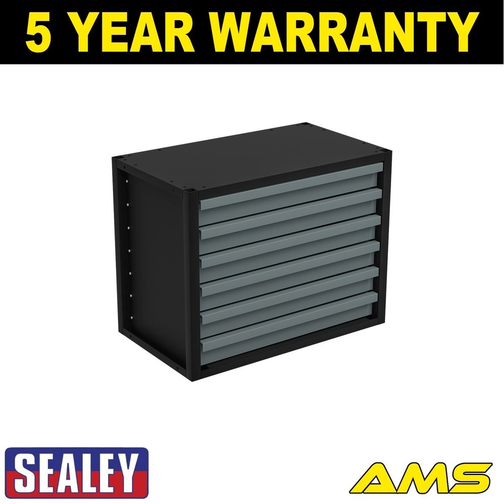 Sealey Modular Storage Mid Unit 6 Drawer 580mm APMRM1