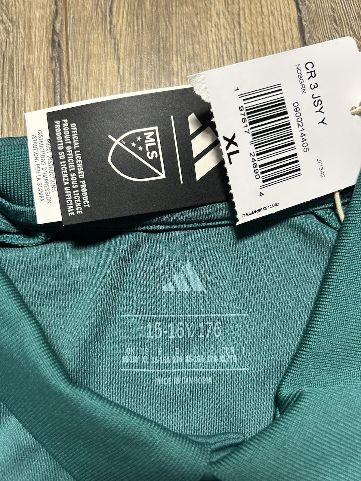 NWT Adidas Colorado Rapids 2025/26 Archive Third Soccer Jersey Youth Kids XL $80