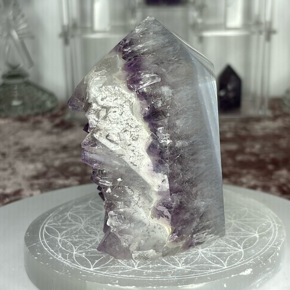 Amethyst Druzy Tower- ADT601