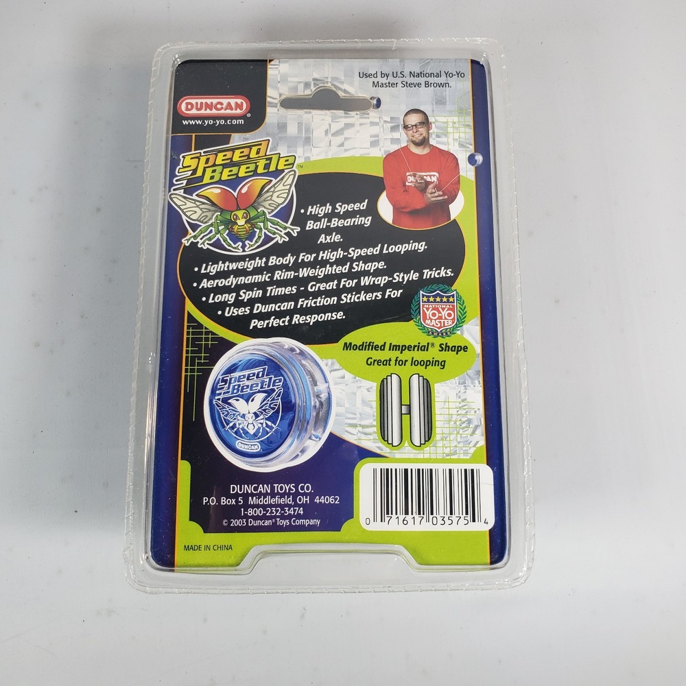 Duncan Speed Beetle Yo Yo 2003 Purple Yellow