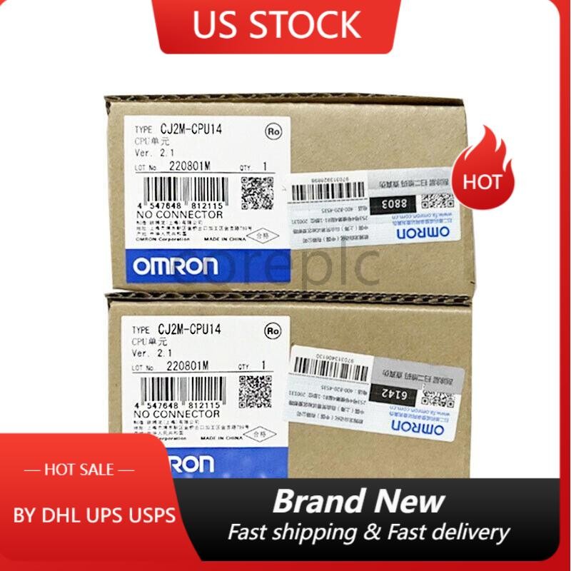 New Original Omron CJ2M-CPU14 PLC Module CPU Unit CJ2M-CPU14