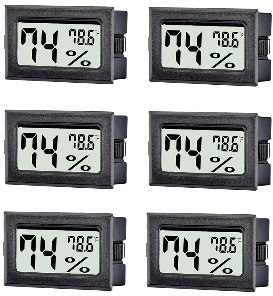Compact Digital Thermometer & Hygrometer Set for Accurate Indoor Climate Control