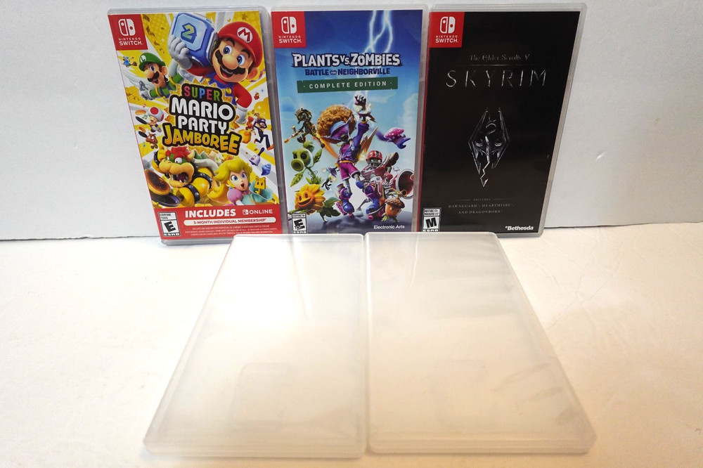 Nintendo Switch  replacement game cases (NO manuals, games, ect.)