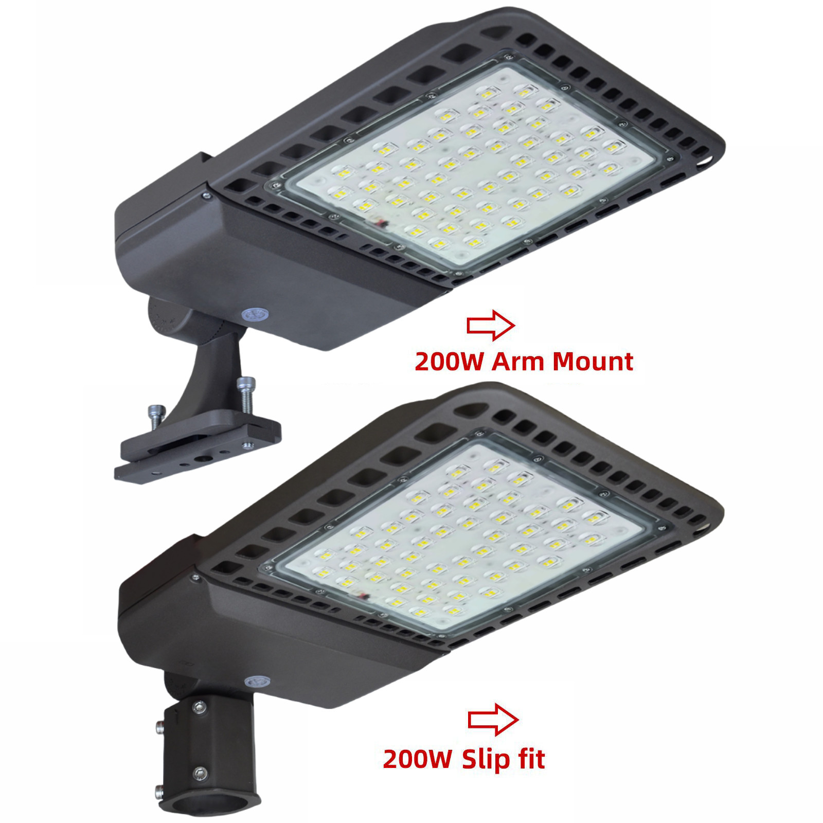 LED Parking Lot Lights 200W 300W Module Street Pole fixture Shoebox Area Light