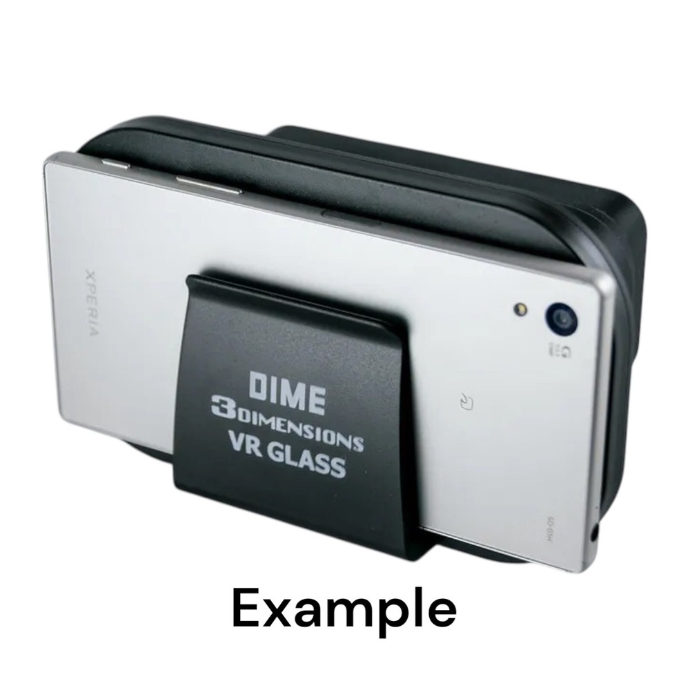 DIME 3Dimensions 3D Virtual Reality VR Glasses Foldable Debut Supplement 2pcs