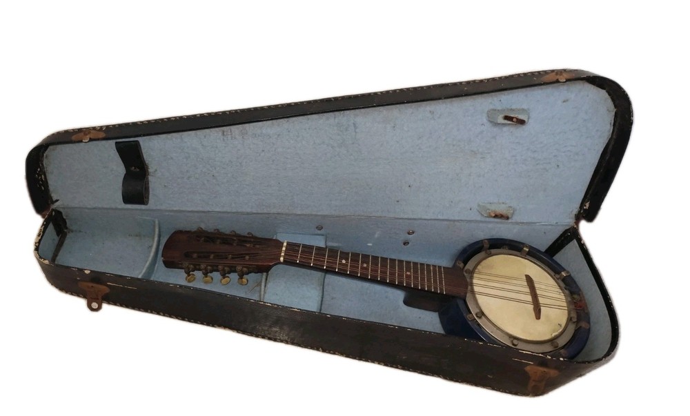 Apus 8 String 4/4 Mandolin Banjo + Original Case