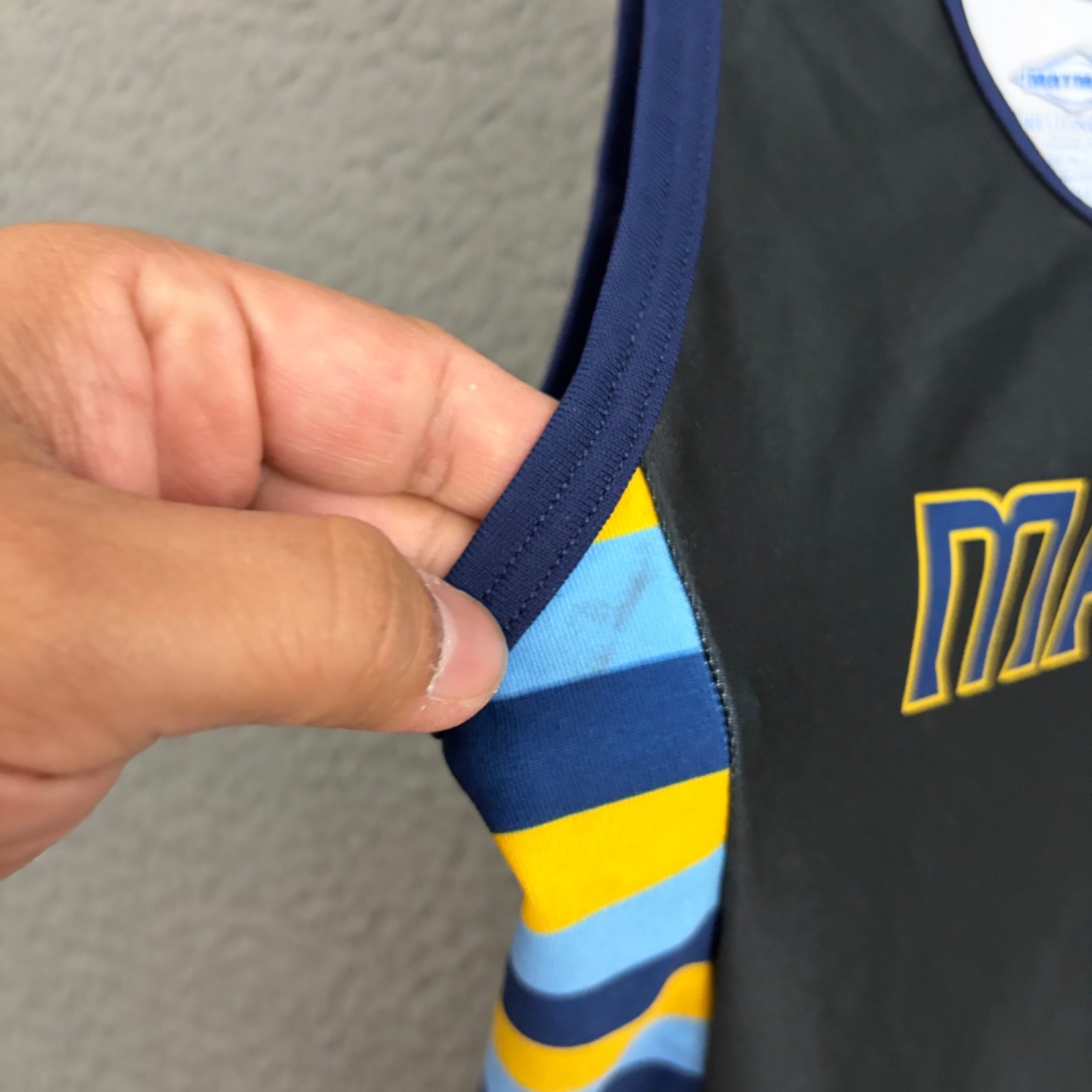 Matman Match Worn Wrestling Singlet Mens XS Marina High School Spandex Sports