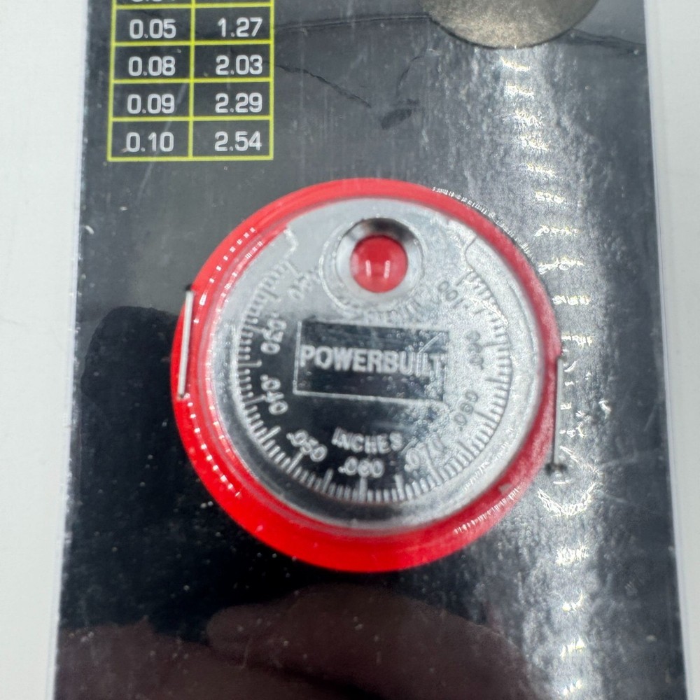 Powerbuilt Spark Plug Gapper SAE & Metric Measurements Tool