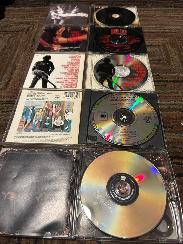 BRUCE SPRINGSTEEN: 5 CDS ROCK PRE-OWNED