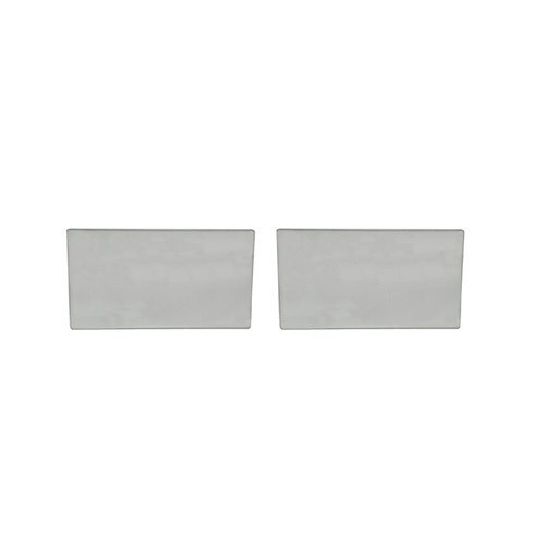 WWII willys MB CJ2A ford GPW ✅ (A2478) Windshield Laminated Glass Panes set of 2