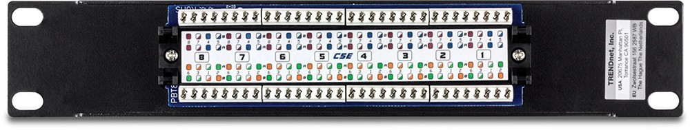 NEW-TRENDnet 8-Port Cat5/5e Unshielded Patch Panel 10 Inch...