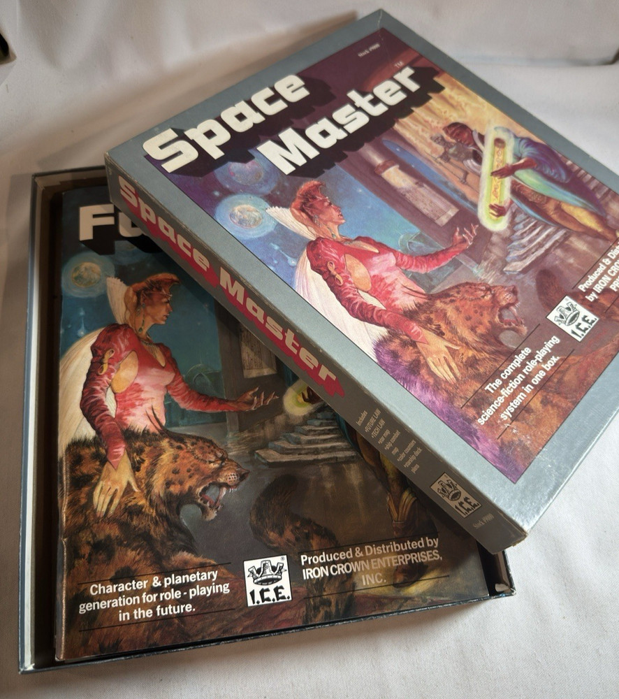 Space Master RPG Core Box Set COMPLETE & UNCUT - I.C.E. Iron Crown #9000