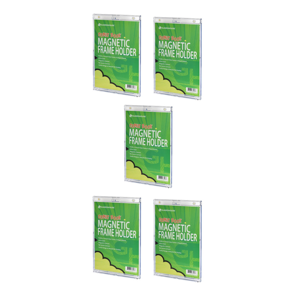 5 Comic Book Magnetic Holder For Current Comic Display Frame Acrylic Guardhouse