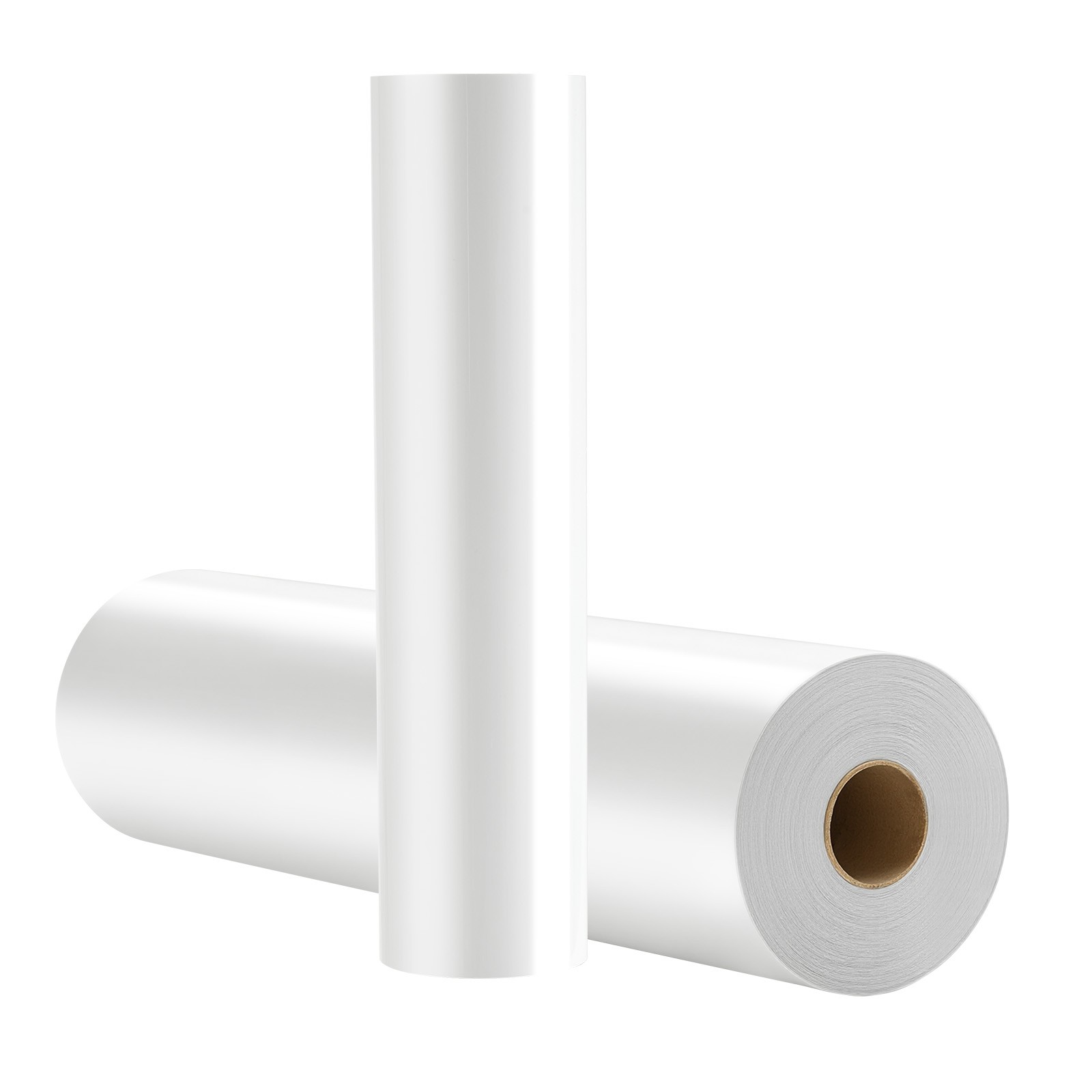 VEVOR Heat Transfer Vinyl HTV Iron on Vinyl Roll 12 in x 50 ft Glossy White