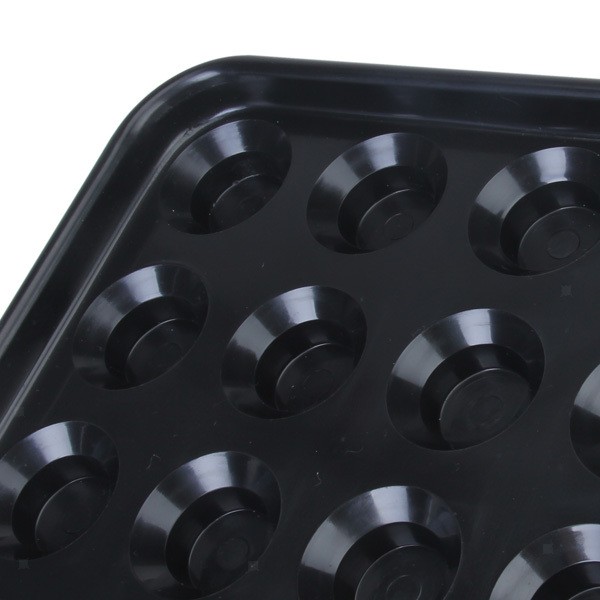 Black Tray Box Holder CaseHolds 16 Snooker Billilard Balls