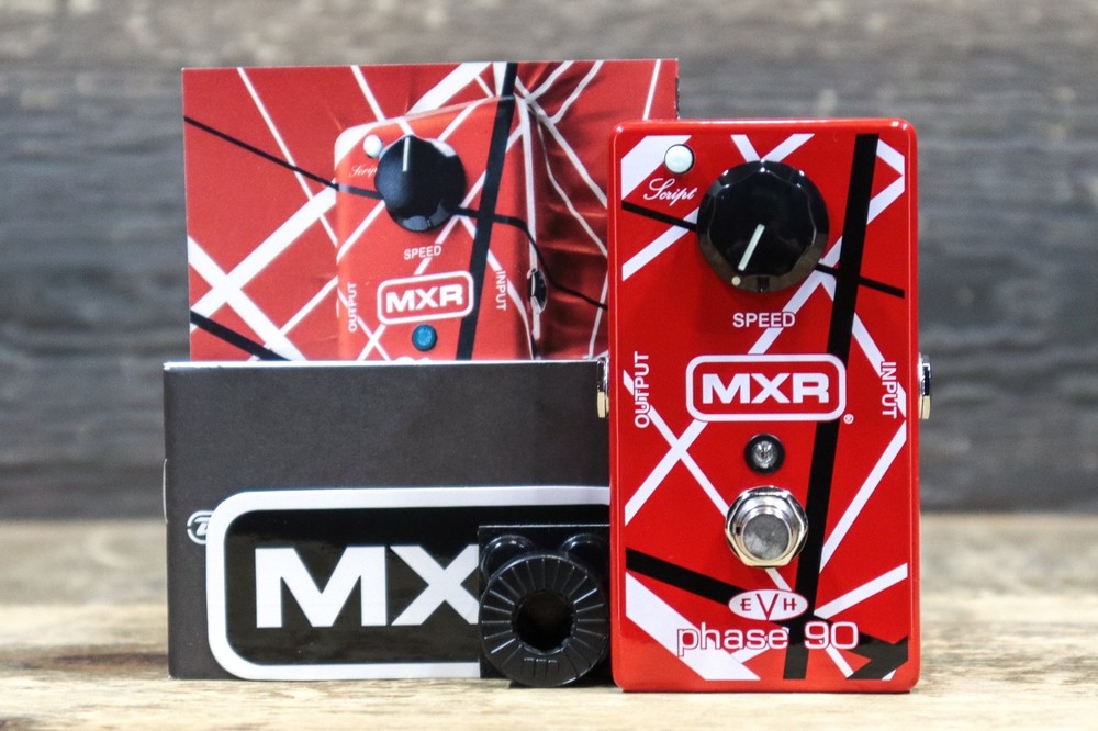 MXR EVH90 Eddie Van Halen Phase 90 Script and Block Style Phasing Effect Pedal