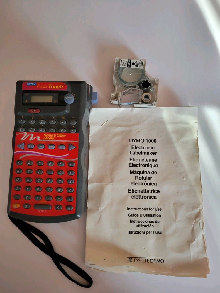 ROTEX Label Maker Printer, Handheld, HOME AND OFFICE TESTED.