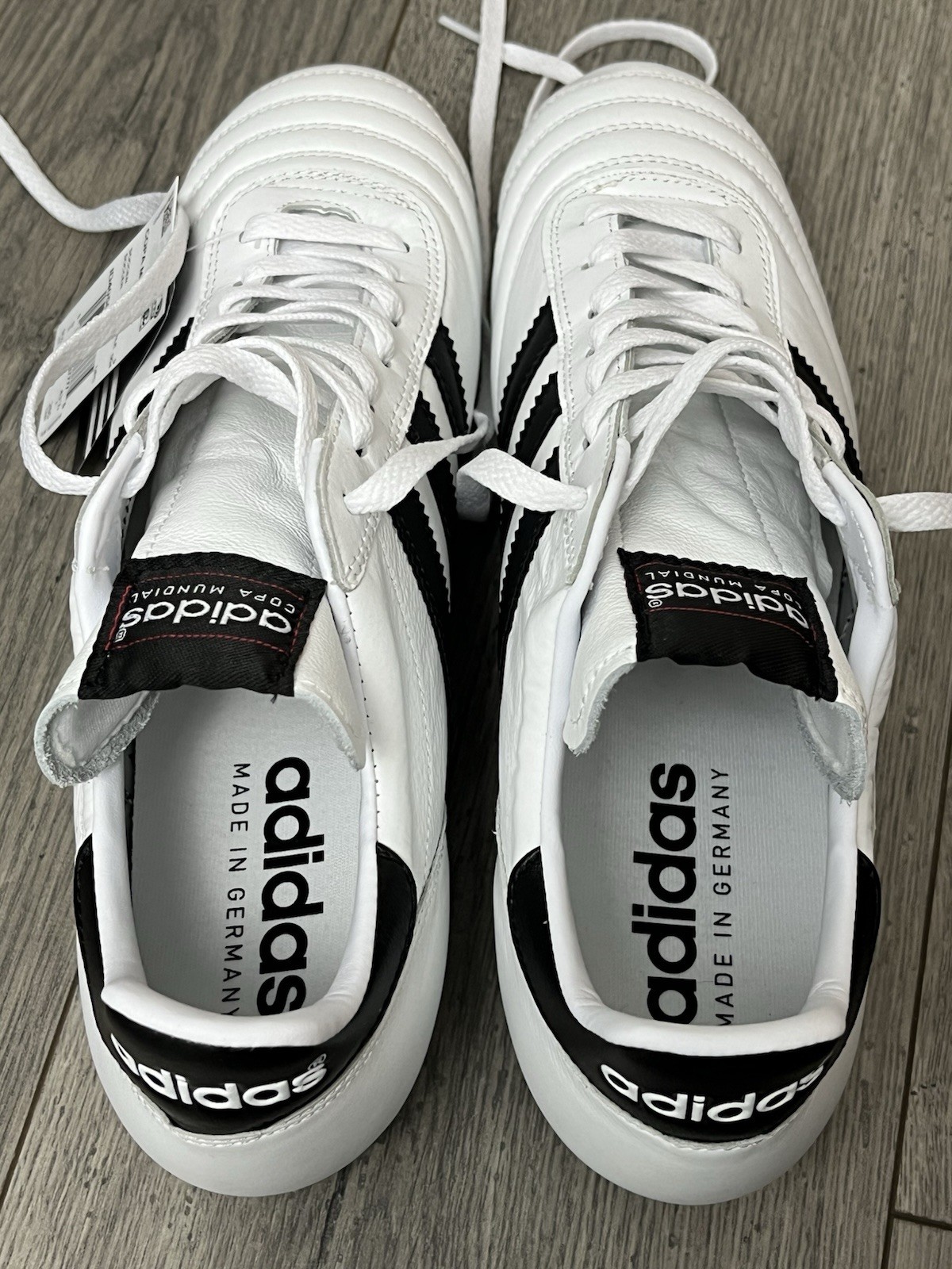 Adidas Copa Mundial FG Soccer Cleats White Leather ID4050 Men's Sizes Brand New