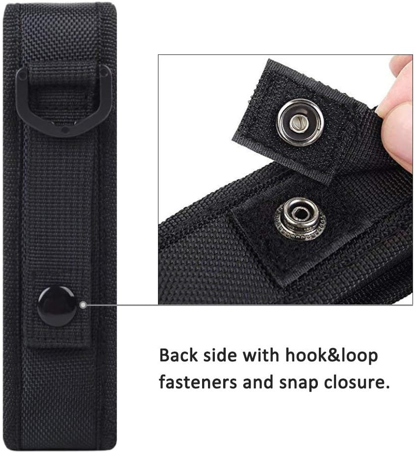 2-Pack Flashlight Pouch Holster Holder for 5"-6.5" Flash Light Compatible with F